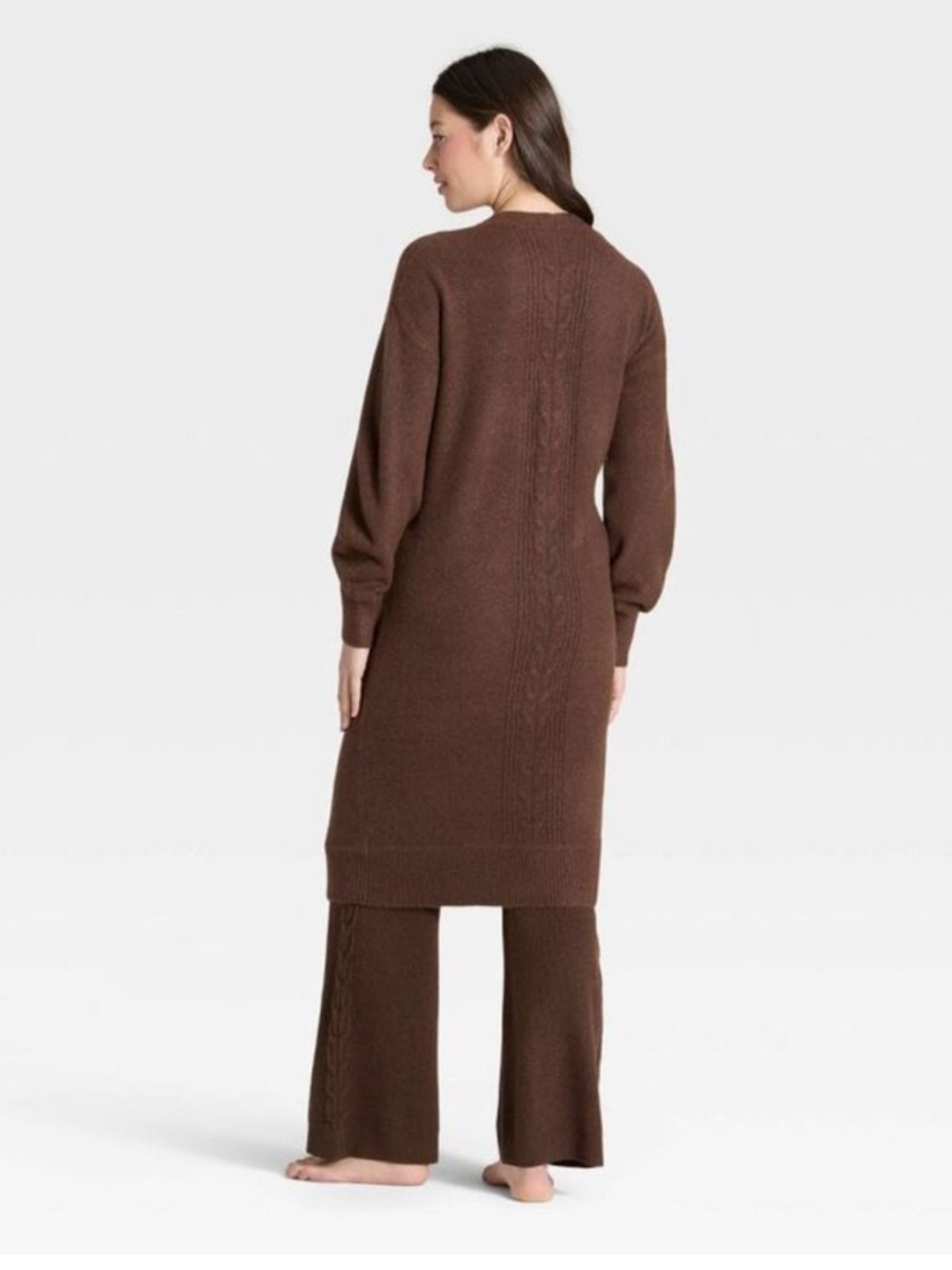 Auden Women's Sweater Robe - Picture 2 of 3